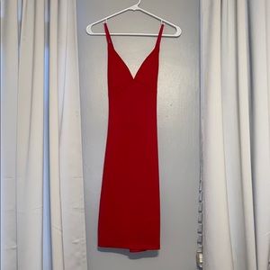 Red dress